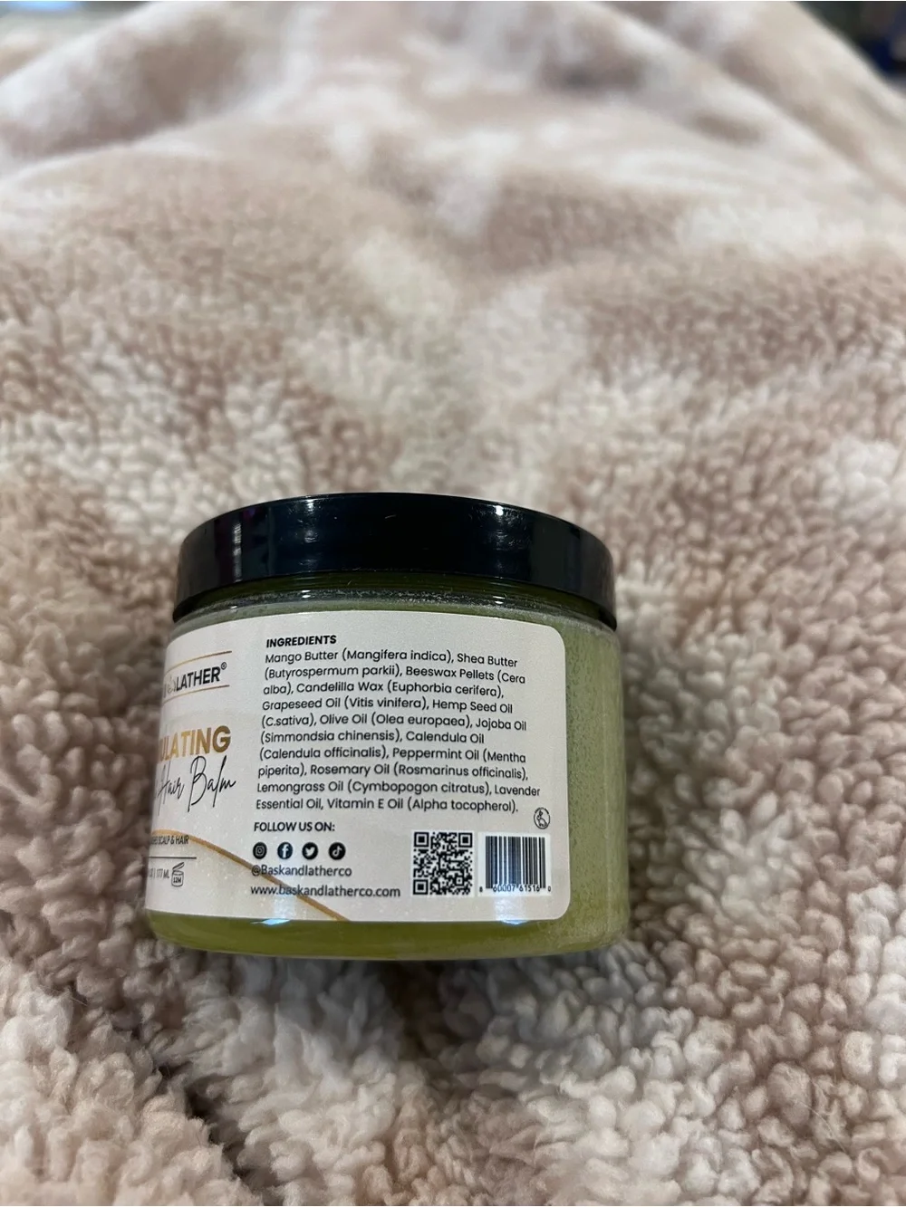 Stimulating Scalp & Hair Balm - Green
